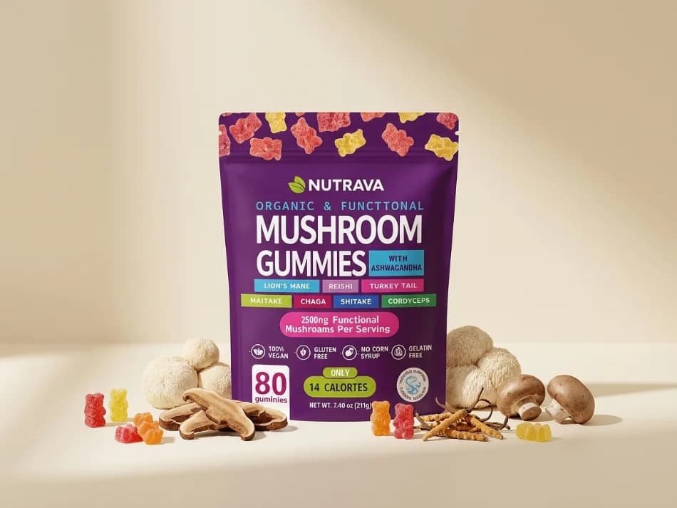 صورة nutrava Mushroom Gummies